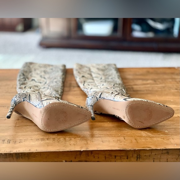 Vince Camuto Snakeskin Fendels Boots - Picture 2 of 4